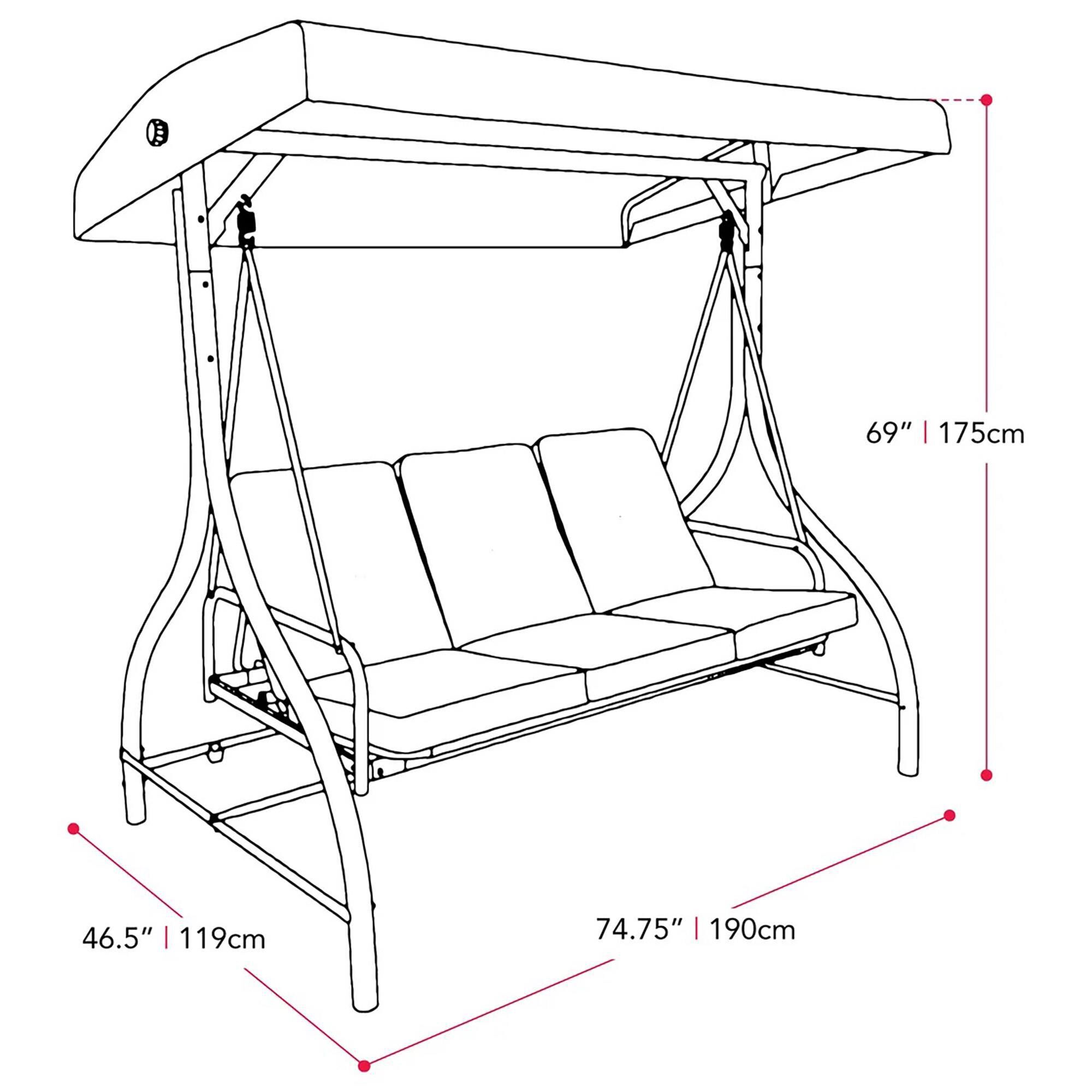Corliving discount patio swing