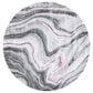 Safavieh Craft CFT819S 6"7" Round Grey and Wine Area Rug, , large