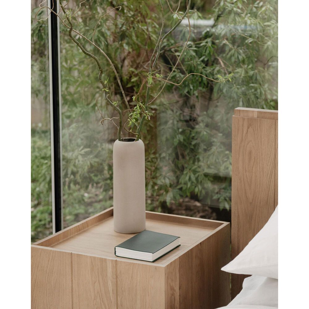 Moe&#39;s Home Collection Plank 2 Shelves Nightstand in Natural, , large