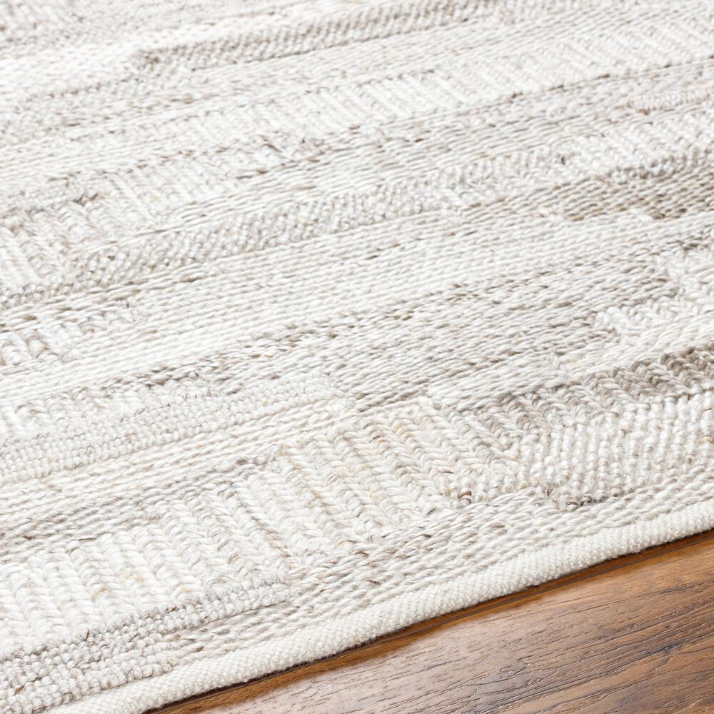 Surya Floria FLI2302 2&#39; x 3&#39; Light Grey Area Rug, , large