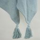 Rizzy Home 50" x 60" Ikat Throw in Teal, , large