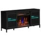 Classic Flame 56" TV Stand with Electric Fireplace in Black, , large