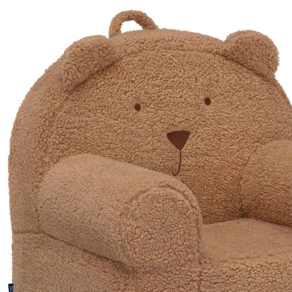 Delta Children Sherpa Bear Chair in Tan, , large