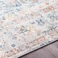 Surya Laila LAA-2317 2"7" x 7"3" Teal, Orange, Sage, Saffron, Gray and Cream Runner, , large