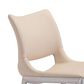 Zuo Modern Ace Bar Stool in Light Pink and Silver (Set of 2), , large