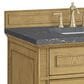 James Martin Vanities Lorelai 36" Single Vanity in Light Natural Oak with 3 CM Parisien Bleu Quartz Top, , large