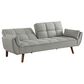 Pacific Landing Caufield Stationary Convertible Sofa Bed in Grey, , large