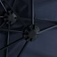 Hearth and Haven 14.8" Double Sided Outdoor Umbrella without Base in Navy Blue, , large