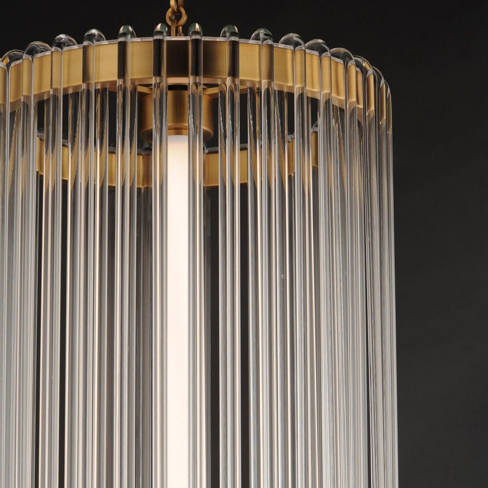 Maxim Lighting Jolie 1-Light Foyer Pendant in Natural Aged Brass, , large