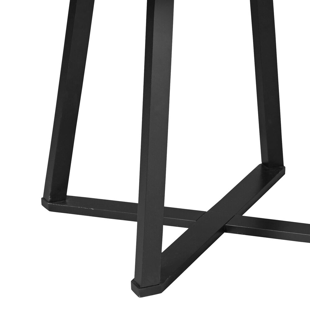 Signature Design by Ashley Centiar Round Dining Table in Black and Dark Charcoal, , large