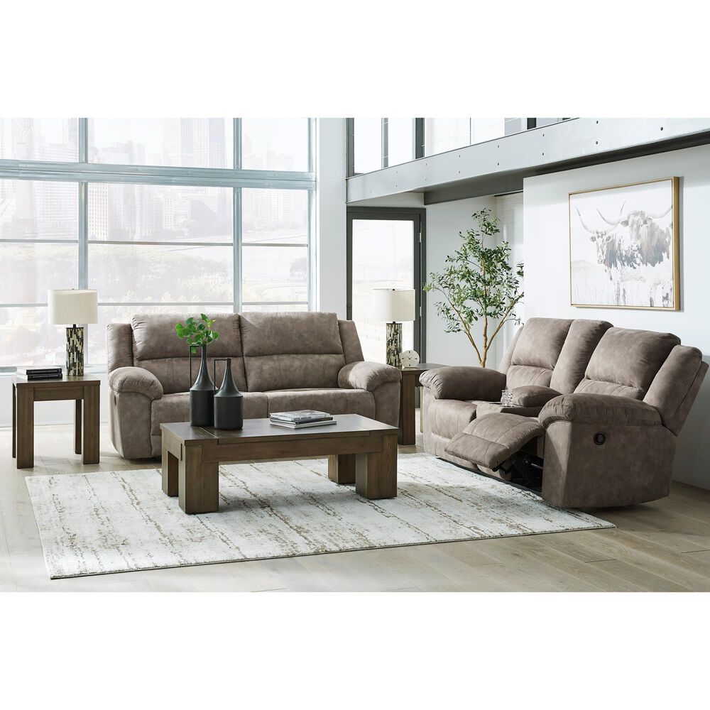 Ashley Laresview Manual Reclining Sofa in Fossil, , large