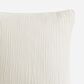 Sunday Citizen Snug Muslin 20" Square Throw Pillow in Natural Beige, , large