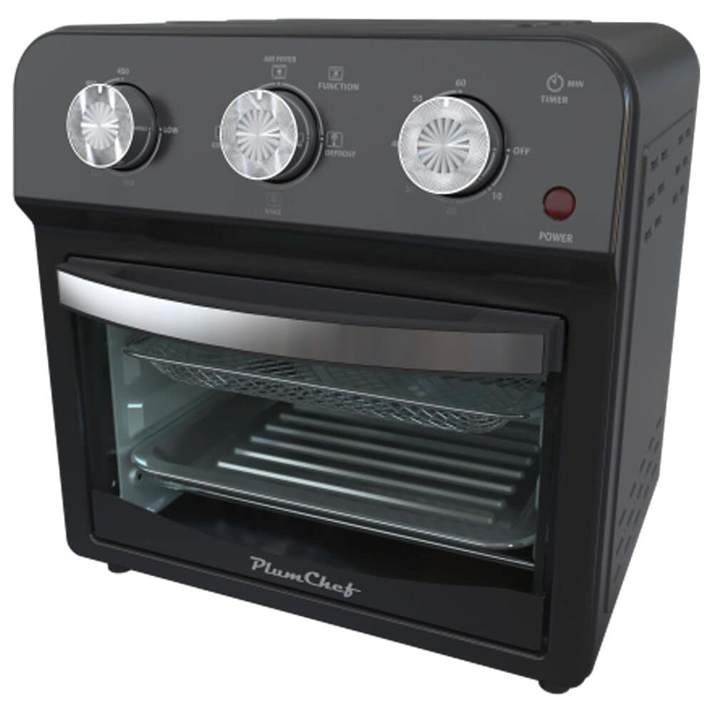 HOMLUX 12.5 Qt 7-In-1 Air Fryer Toaster Oven in Black, , large
