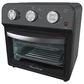 HOMLUX 12.5 Qt 7-In-1 Air Fryer Toaster Oven in Black, , large
