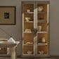 Furniture Worldwide Modern 2-Door Display Cabinet in Light Desert, , large
