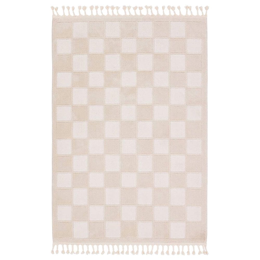 Jaipur Jaida Catanza Moonbeam and Rainy Day 5" x 7" Area Rug, , large
