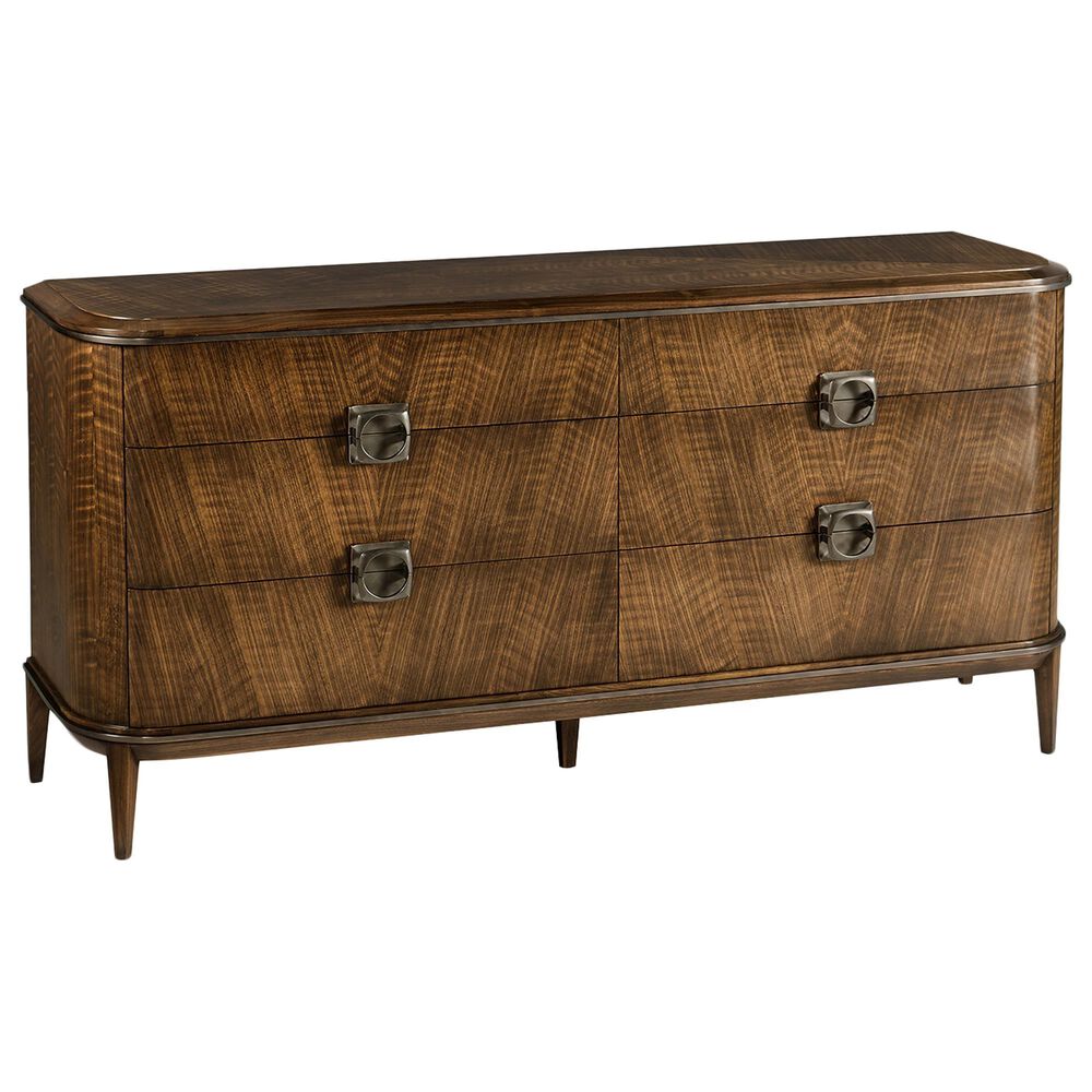 Jonathan Charles Fine Furniture Toulouse 6-Drawer Dresser in Walnut, , large