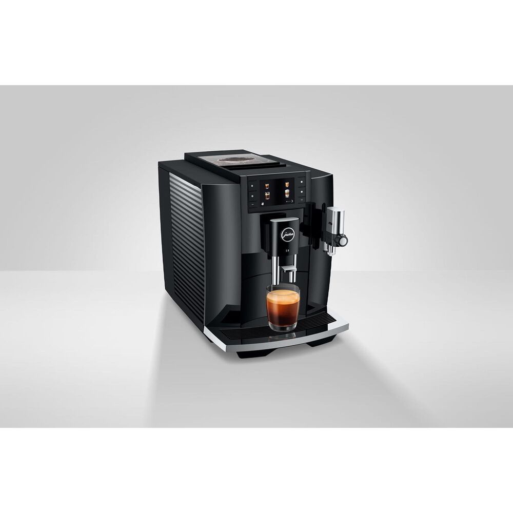 Jura E8 64 Oz Automatic Coffee Maker in Piano Black, , large