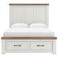 Ashley Savonport Queen Storage Bed with 2 Nightstands, , large