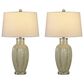 Cal Lighting Rovigo Glass Table Lamp in Ivory (Set of 2), , large