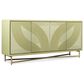 Hooker Furniture Commerce and Market Into the Woods Credenza in Green and Gold, , large