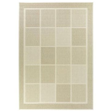Cali Flooring Kensington Tan 5" x 7" Indoor/Outdoor Area Rug, , large