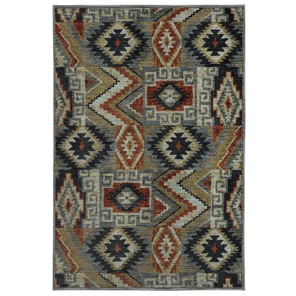 Oriental Weavers Sedona 5937D 9"10" x 12"10" Blue Area Rug, , large