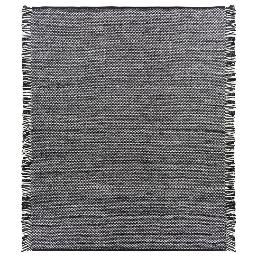 Surya Azalea 10" x 14" Black, Brown and Medium Gray Indoor/Outdoor Area Rug, , large