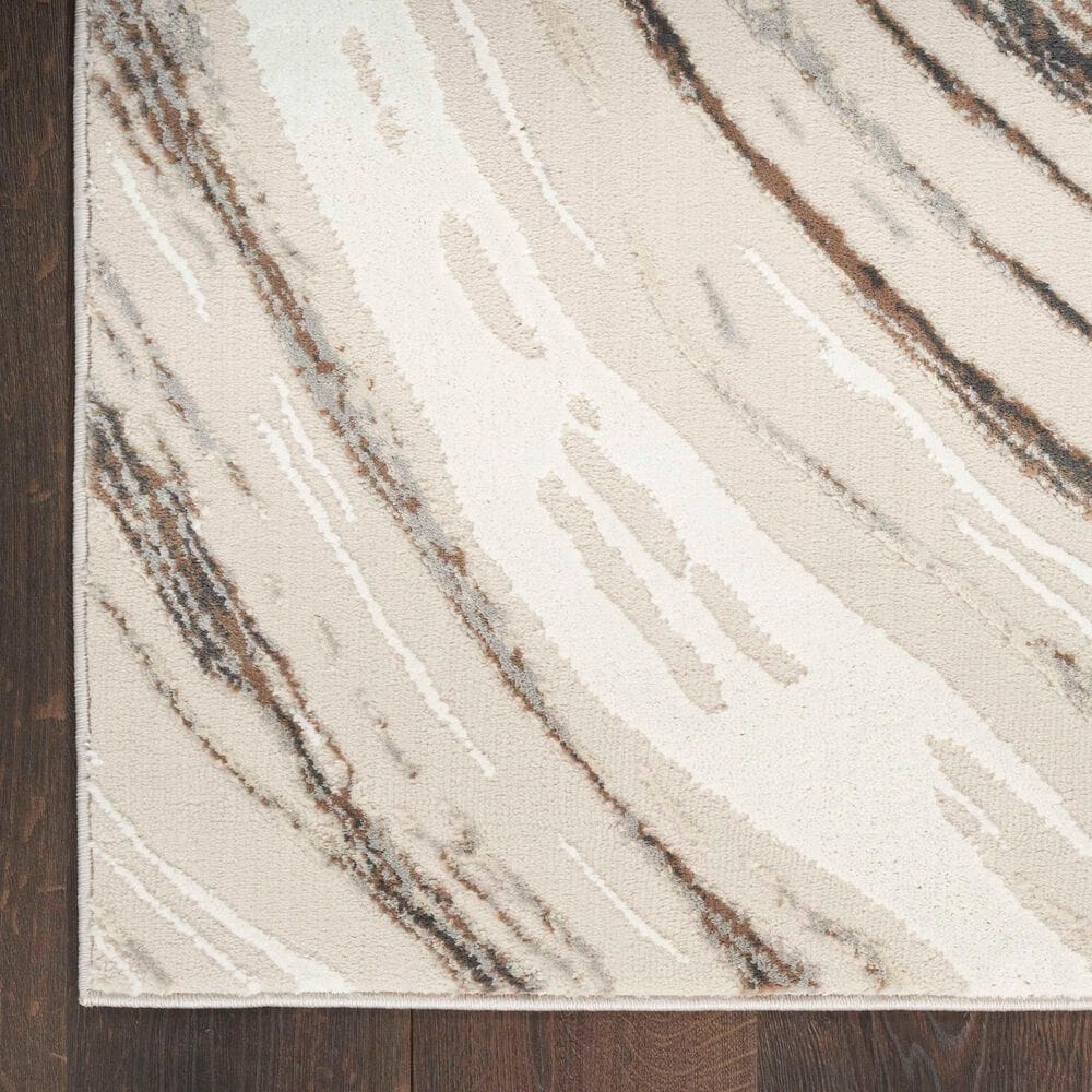 Nourison Sustainable Trends SUT05 7&#39;10&quot; x 9&#39;10&quot; Beige and Grey Area Rug, , large