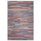Dalyn Rug Company Sedona Striped 2"3" x 7"6" Denim Indoor/Outdoor Area Performance Rug, , large