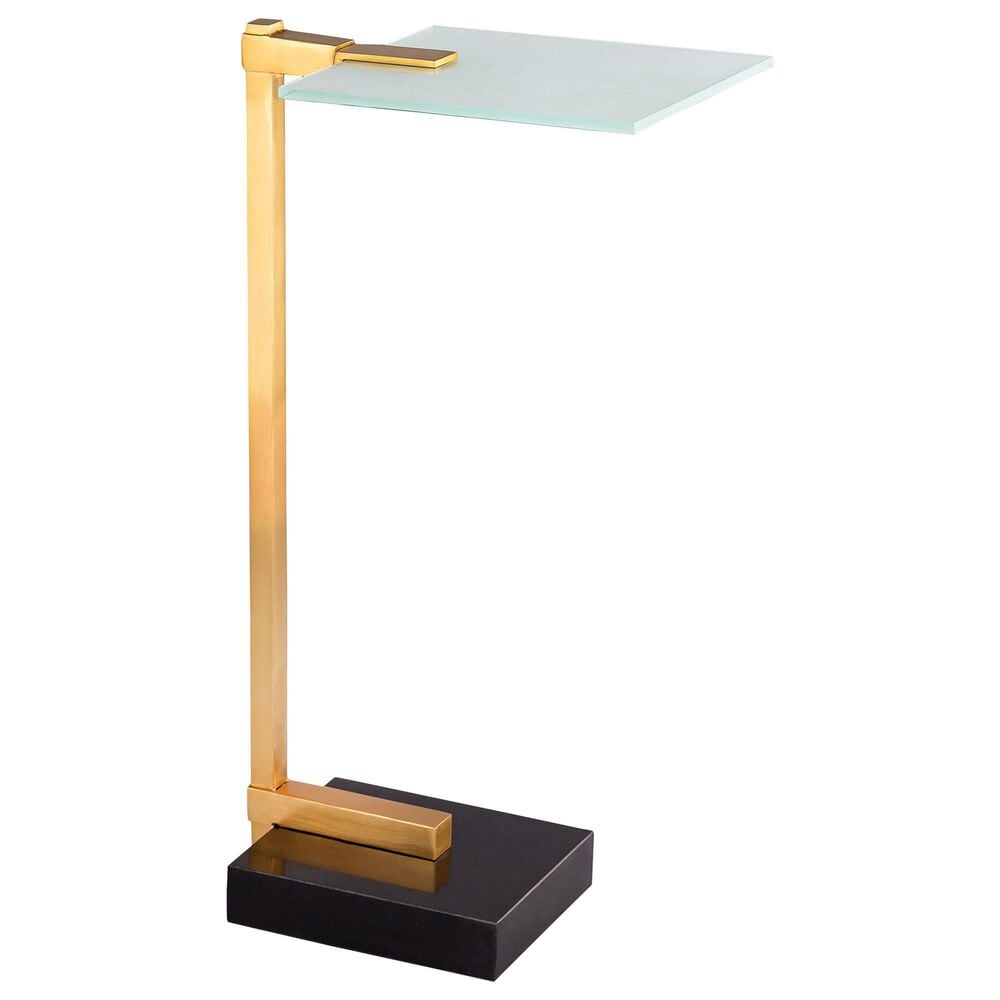Carolina Chair and Table Remy Drink Table in Gold and Black, , large