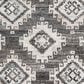 Surya Alyssa 2" x 3" Black, White, Gray and Brown Area Rug, , large