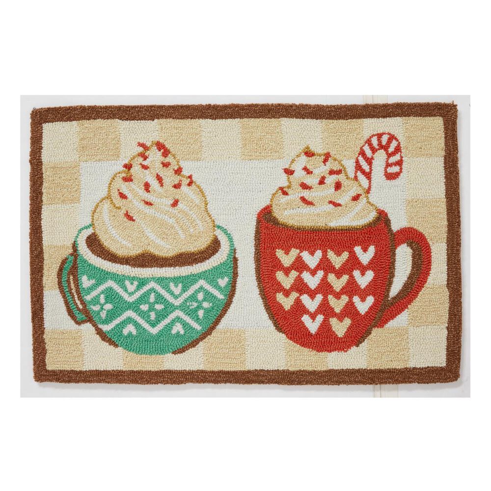 Loloi Cocoa Cups AFT334871"7" x 2"7" Tan Door Mat, , large
