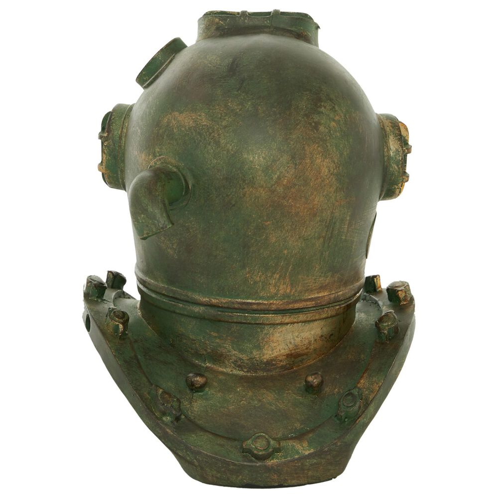 Maple and Jade 8&quot; x 10&quot; Coastal Polystone Helmet in Bronze, , large
