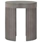 Blue River Wave End Table in Grey, , large