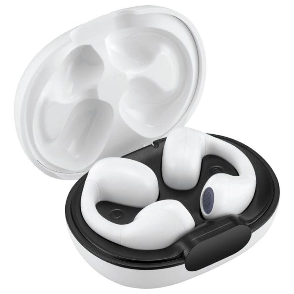 iLive Clear Truly Wireless Open Ear Clip Earbuds in White, , large