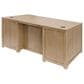 Wycliff Bay Canyon Drive Office Double Pedestal Desk in Natural Oak, , large