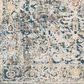 Surya Presidential Ice Blue, Blue, Dusty Sage, Saffron, Ivory, Wheat, Orange, Light Olive, Gray and Charcoal 11"6" x 15"6" Area Rug, , large