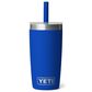 YETI Rambler Jr. 10 Oz Tumbler with Silicone Straw Lid in Royal Blue, , large
