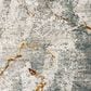 Surya Dresden Medium Gray, White, Gray, Light Slate, Mustard and Rust 5"3" Round Area Rug, , large