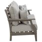 Signature Design by Ashley Visola Stationary Sofa with Cushion in Gray, , large