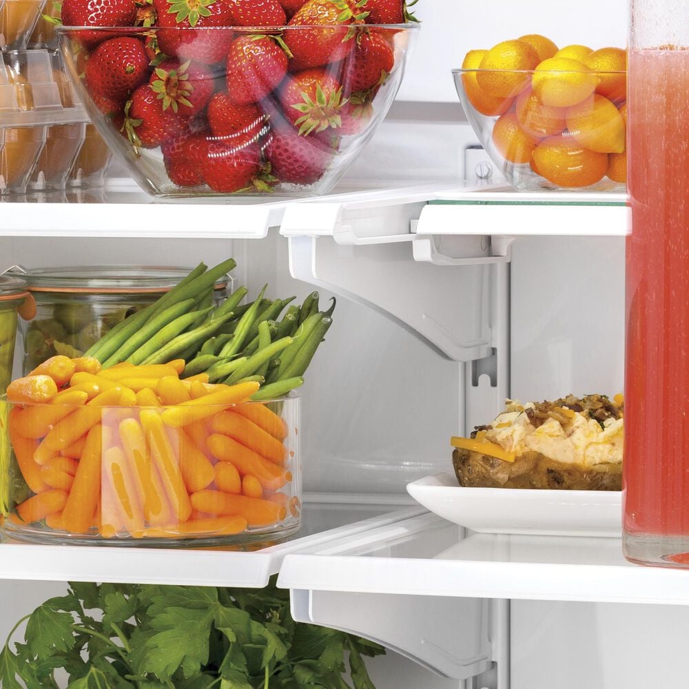 GE Appliances 18.6 Cu. Ft. Counter-Depth French-Door Refrigerator in Fingerprint Resistant Stainless Steel, , large