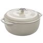 Lodge 6 Quart Enameled Cast Iron Dutch Oven in Oyster, , large