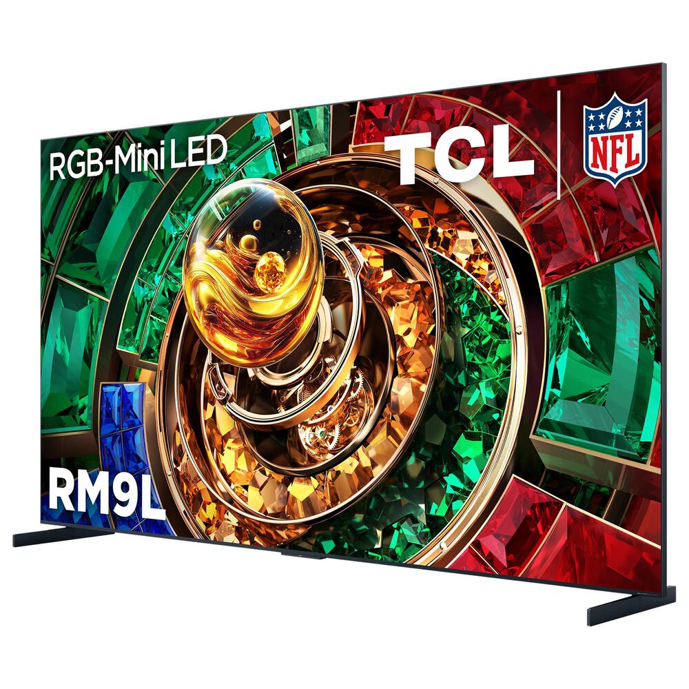 TCL 85" Class RM9L Series 4K RGB Mini LED - Smart TV with S Class 5.1 Channel Soundbar System in Black, , large