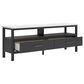 Ashley Cadmori 71" Extra Large TV Stand in Black and White, , large