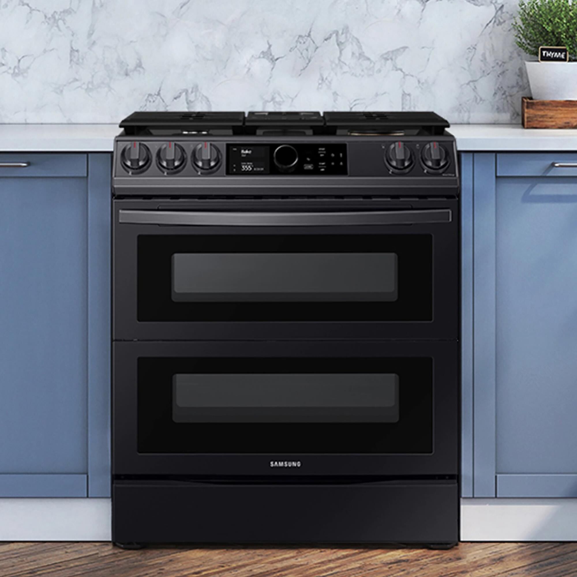 Samsung flex duo gas online range with air fryer