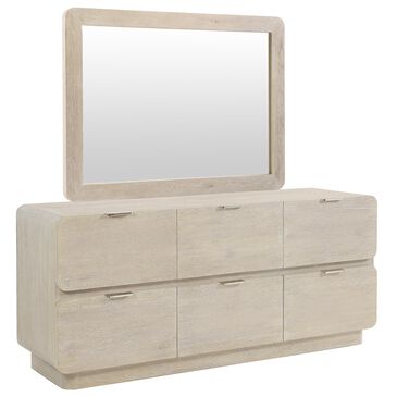 Bernhardt Antibes Dresser and Mirror in Roz Tan, , large