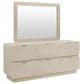 Bernhardt Antibes Dresser and Mirror in Roz Tan, , large