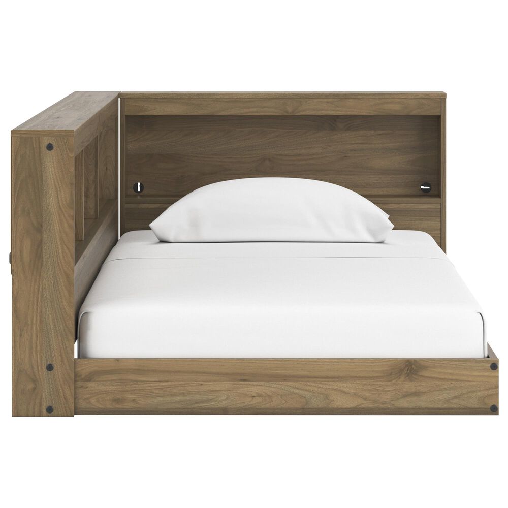 Ashley Deanlow Twin Bookcase Storage Bed in Honey, , large