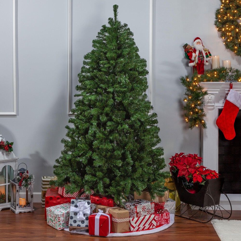 The Gerson Company 7&#39; Un-Lit Artificial Montana Pine in Green, , large